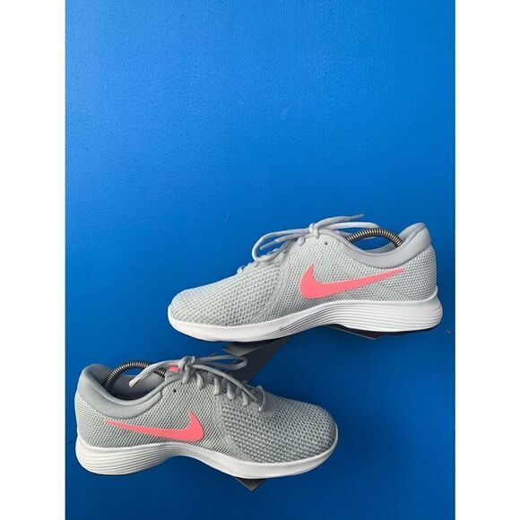 Nike Womens Revolution 4 AH8799-016 Gray Running Shoes Sneakers Size 9.5 W - Picture 1 of 6